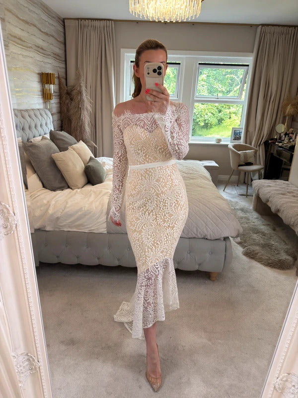 BNWT Elle Zeitoune White Marchesa Gown 12