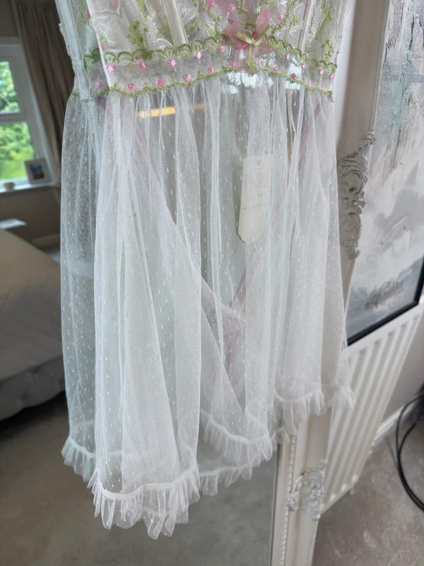 BNWT For Love & Lemons Floral Babydoll Slip Dress XXS