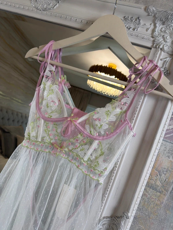 BNWT For Love & Lemons Floral Babydoll Slip Dress XXS