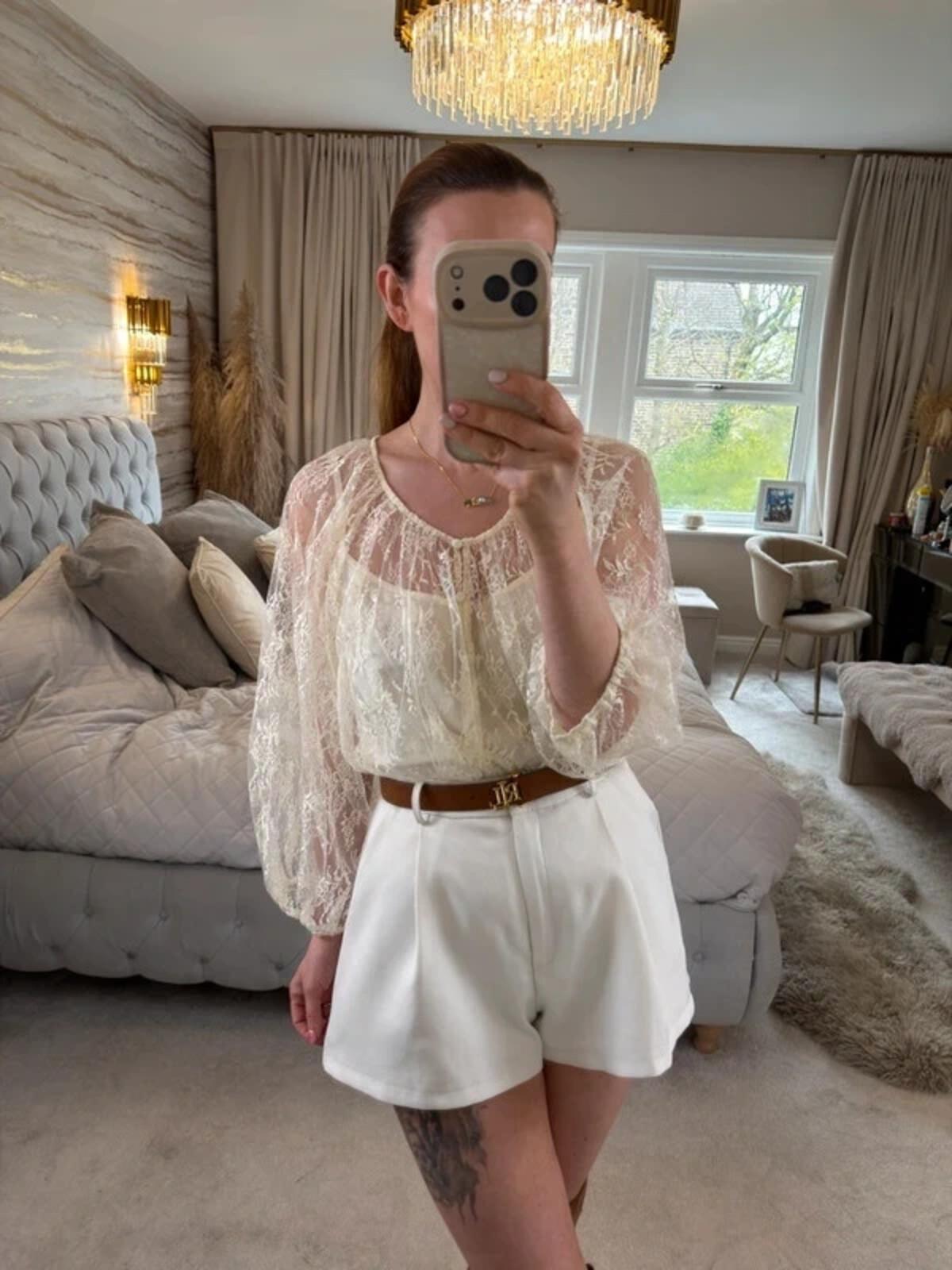 BNWT Marks & Spencer’s Cream Lace Blouse 16