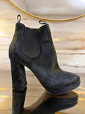 Hobbs London Pony Style Calfskin Heeled Chelsea Boots 7