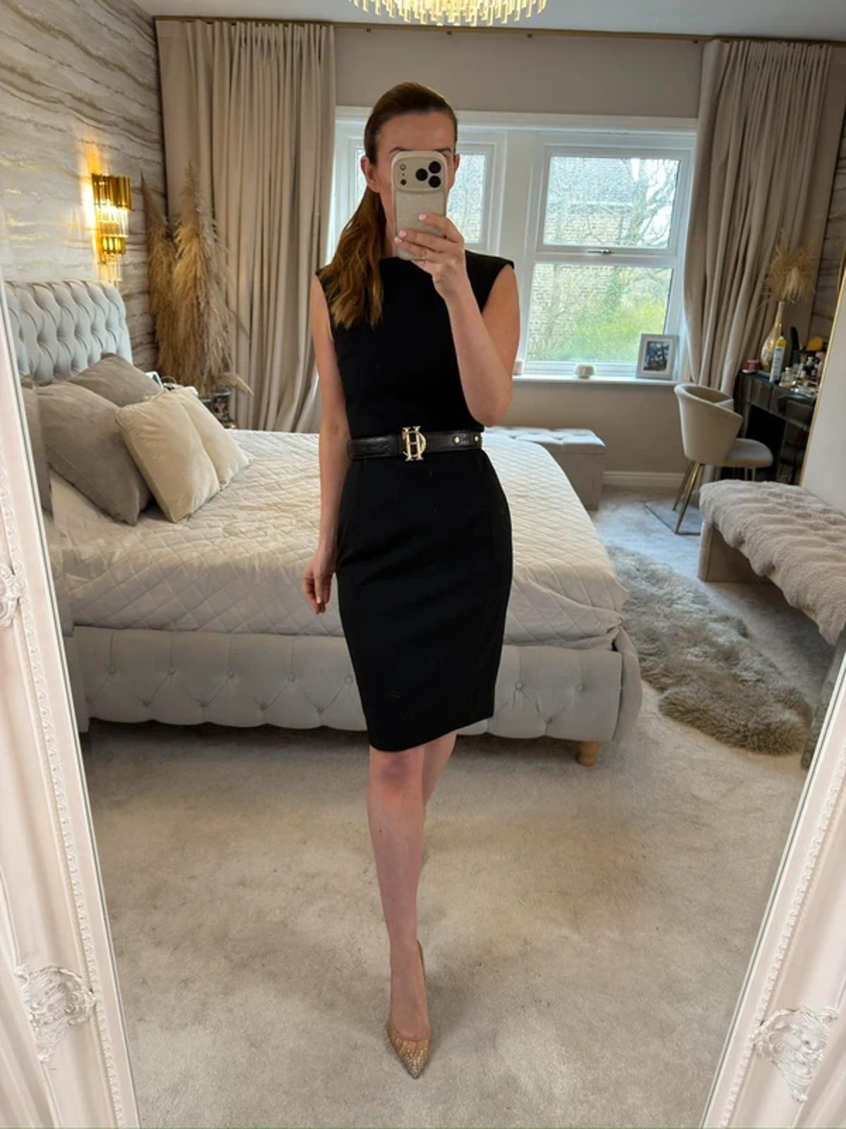 Jigsaw Black Tailored Dress 10