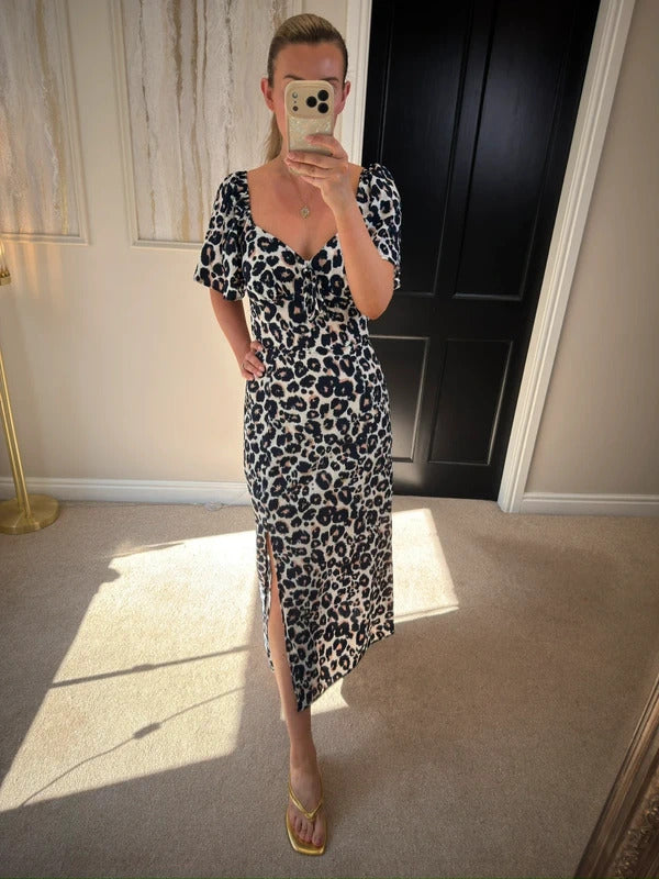 AX Paris Leopard Print Midi Dress 10