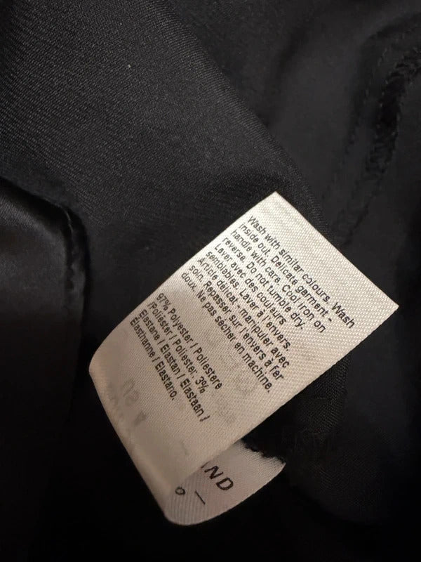 River Island Black Satin Off The Shoulder Blouse 8