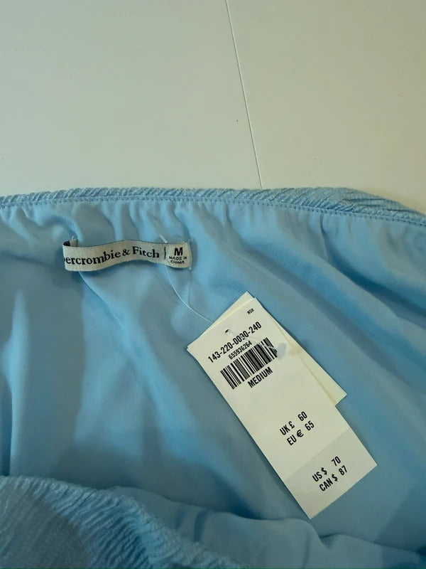 BNWT Abercrombie & Fitch Blue Maxi Skirt Co Ord Medium