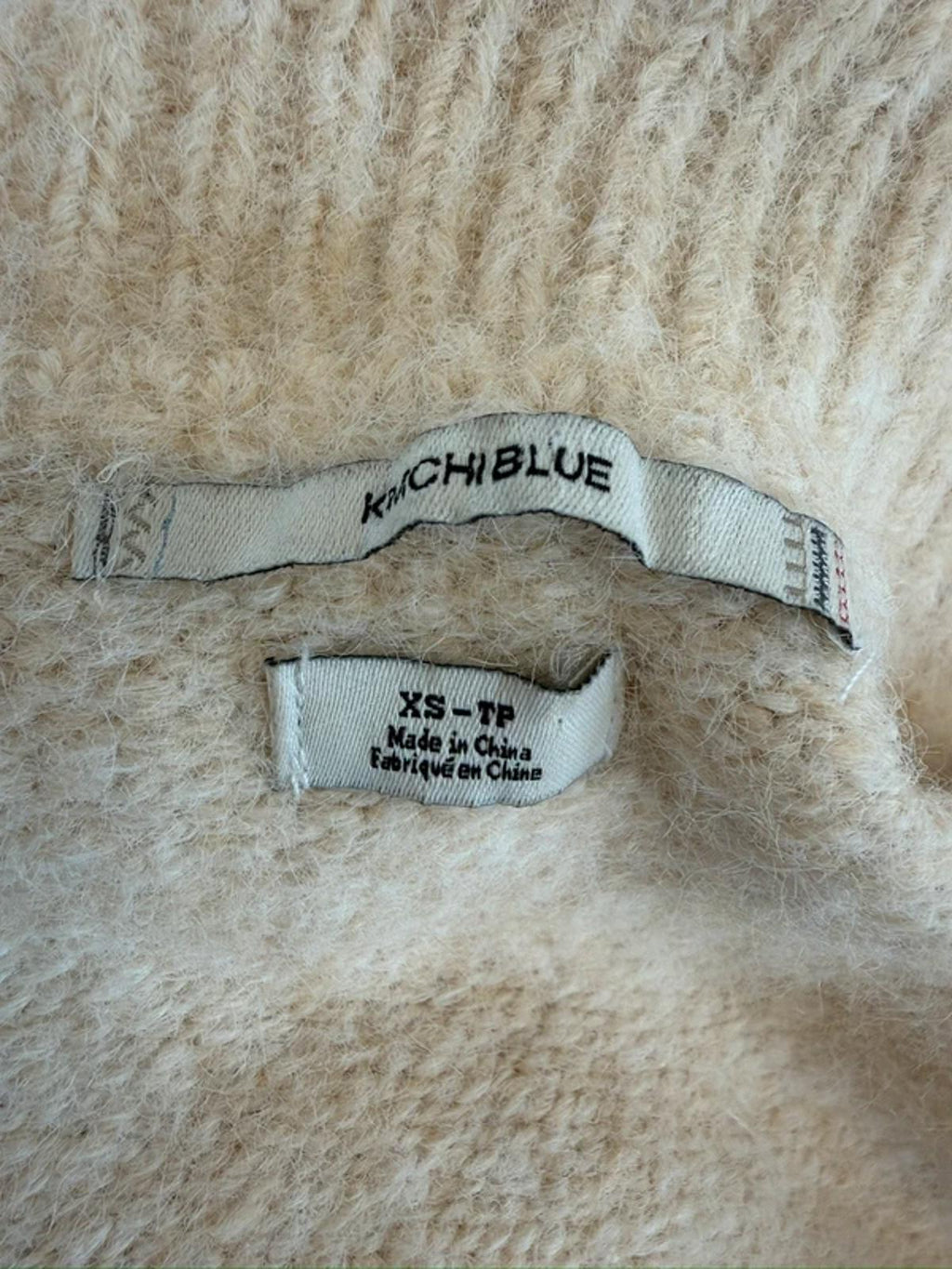Kimchi Blue Cream Off The Shoulder Jumper XS