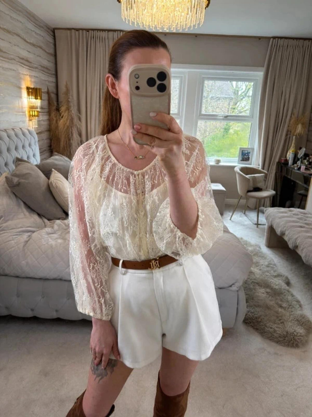 BNWT Marks & Spencer’s Cream Lace Blouse 16