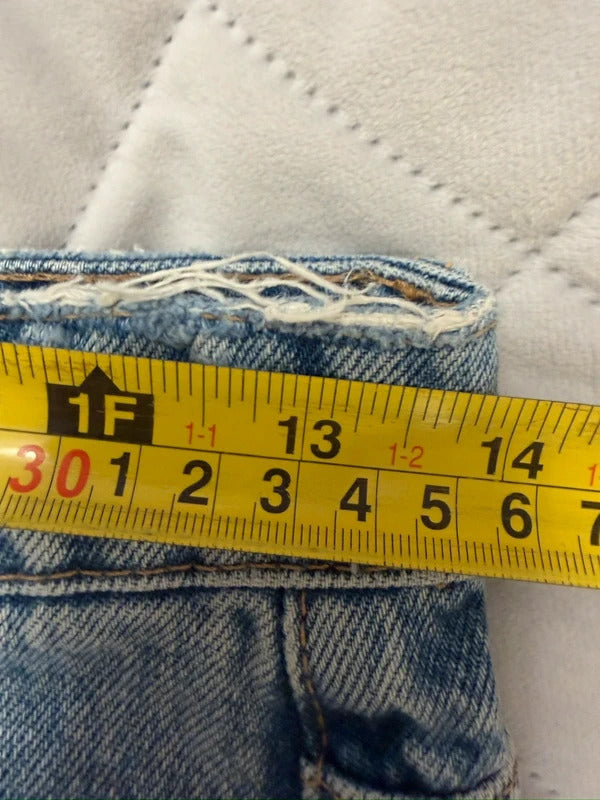 Zara Denim Raw Hem Shorts 6