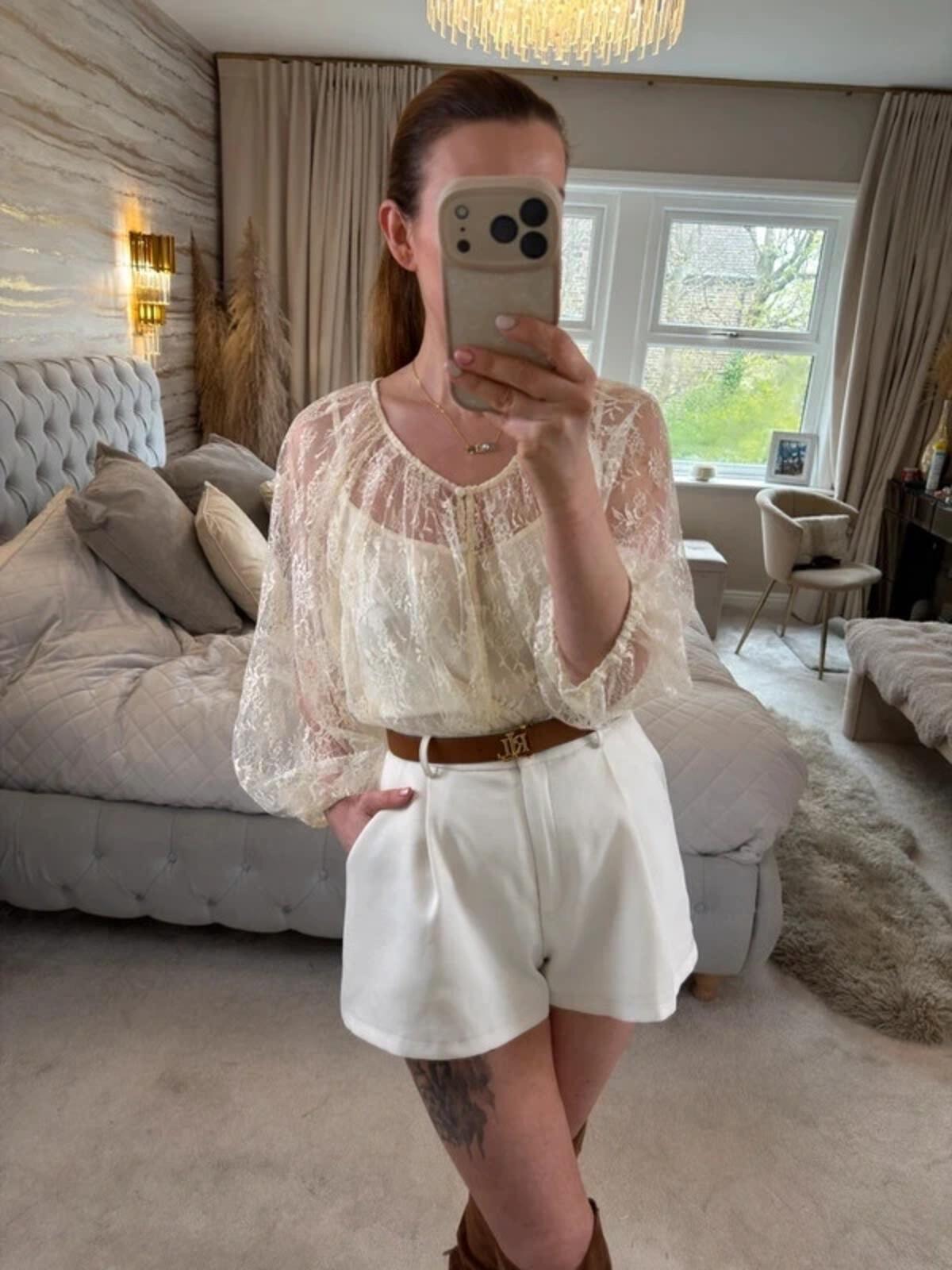 BNWT Marks & Spencer’s Cream Lace Blouse 16