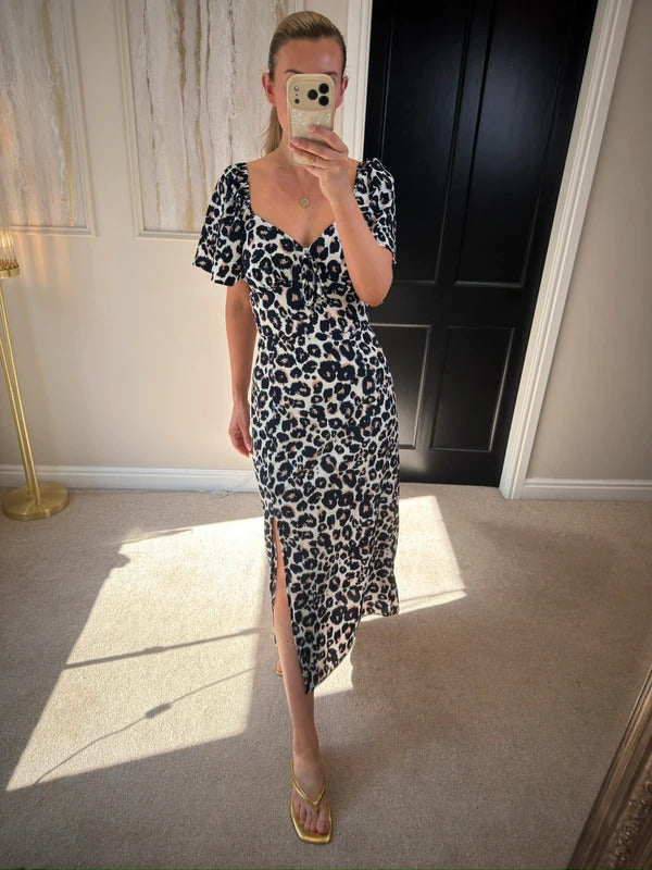 AX Paris Leopard Print Midi Dress 10