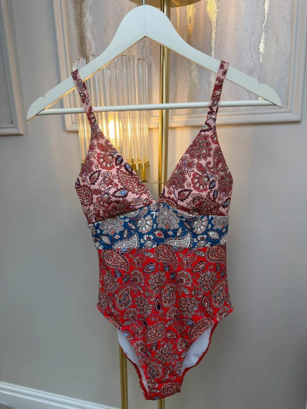 BNWT Boden Arezzo Paisley Swimsuit 6