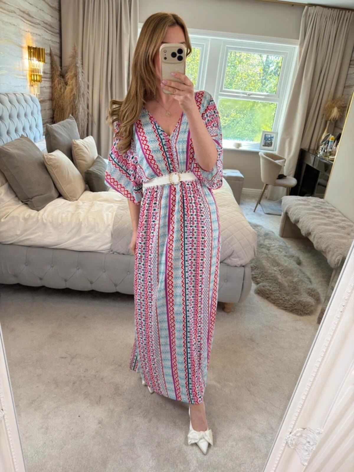 Papaya Multicoloured Maxi Dress 10