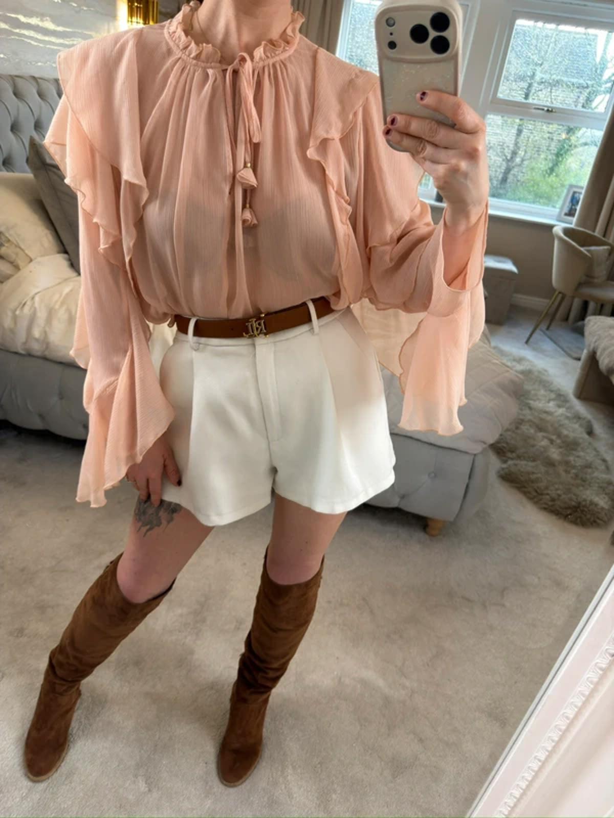 Pink Boho Frill Blouse 12