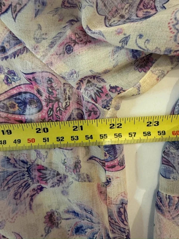 River Island Multicoloured Paisley Frill Blouse 16