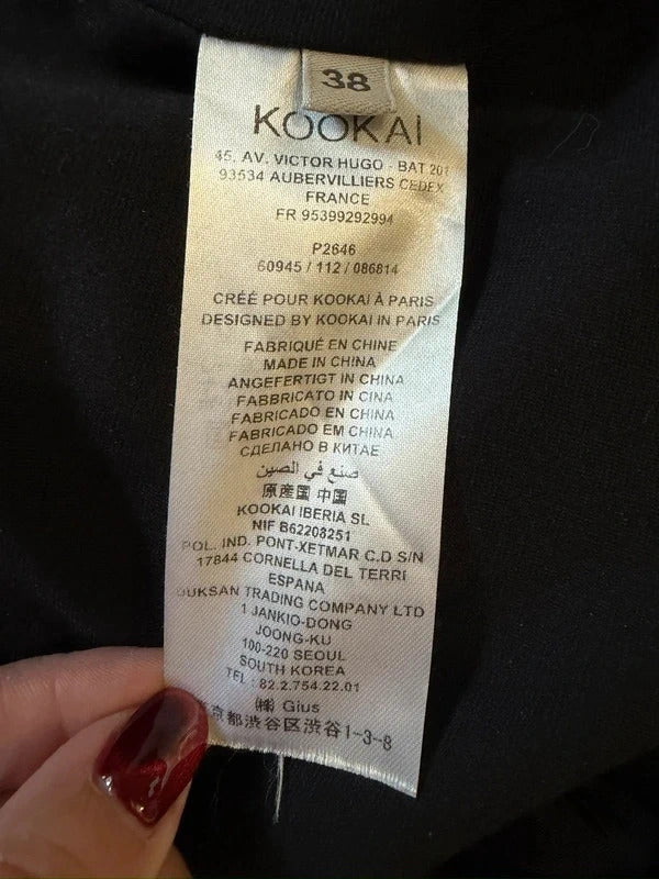 Vintage Kookai Black Mini Dress