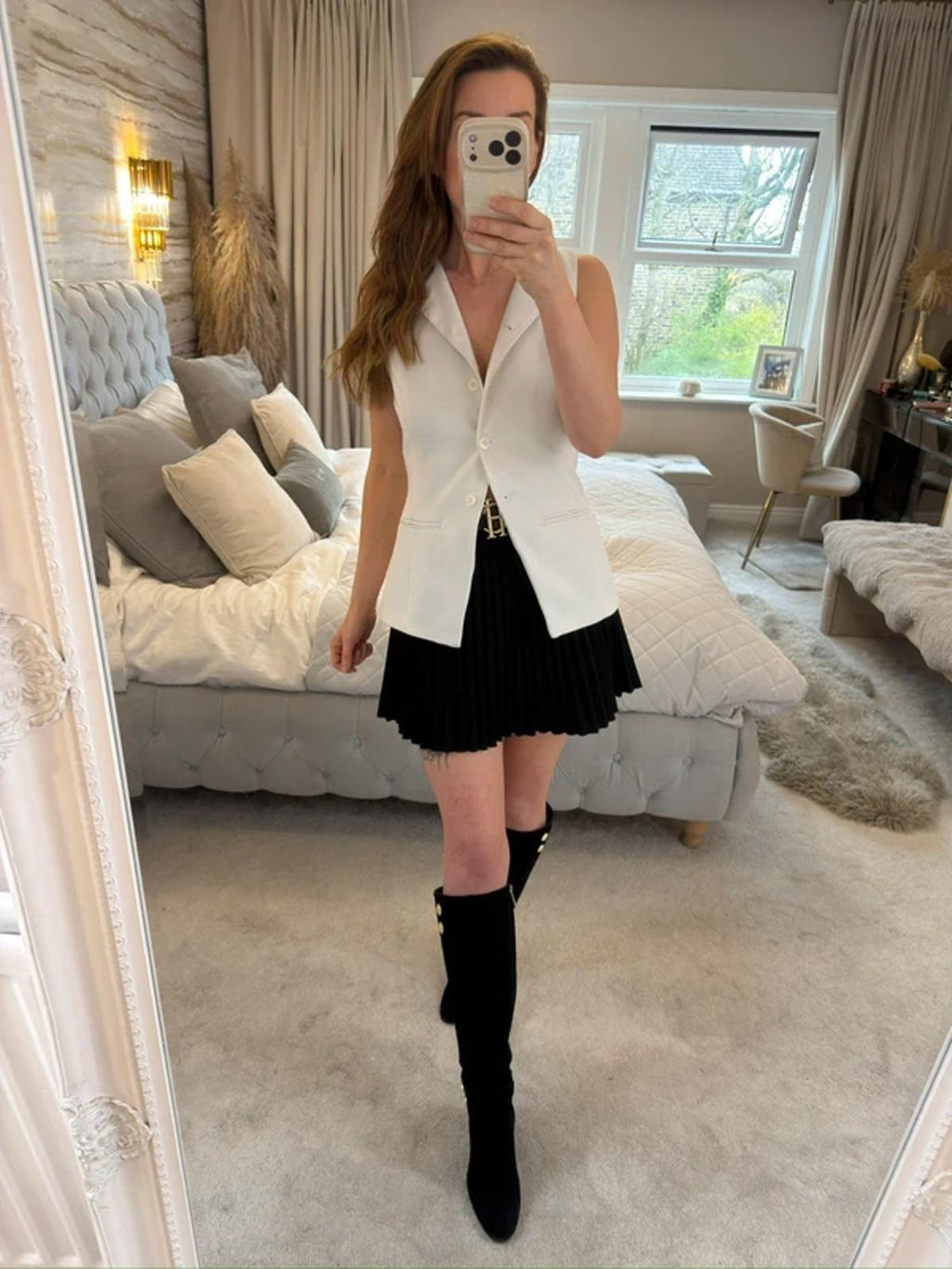 Primark Off White Waistcoat XS