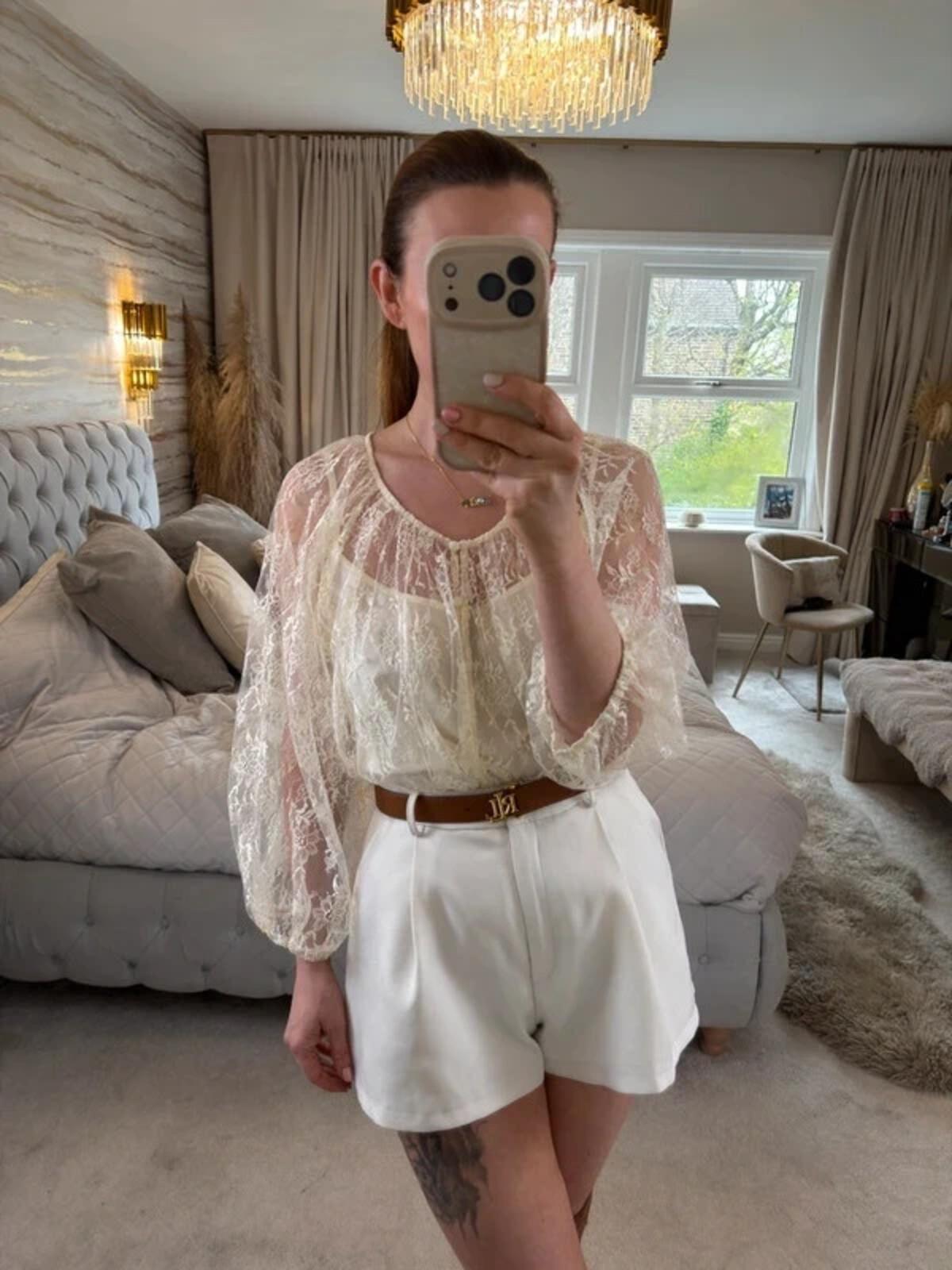 BNWT Marks & Spencer’s Cream Lace Blouse 16