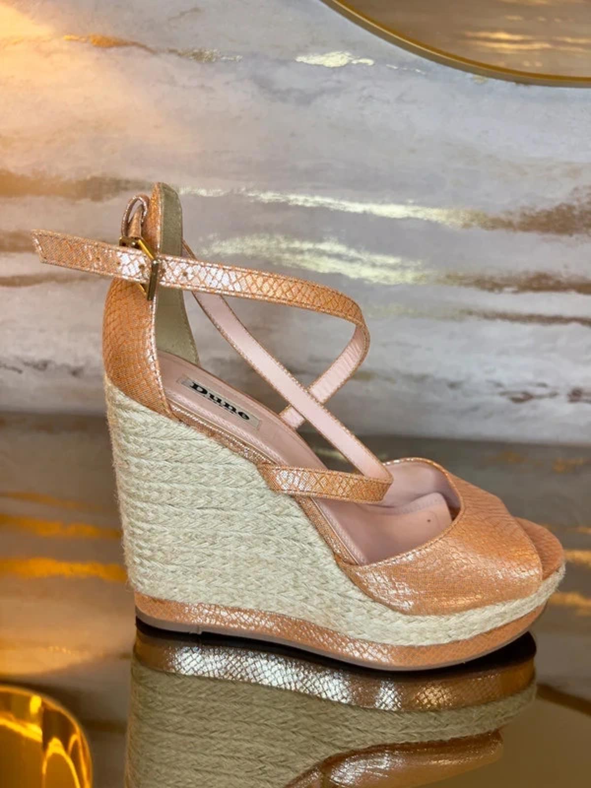 Dune Real Leather Wedges 39