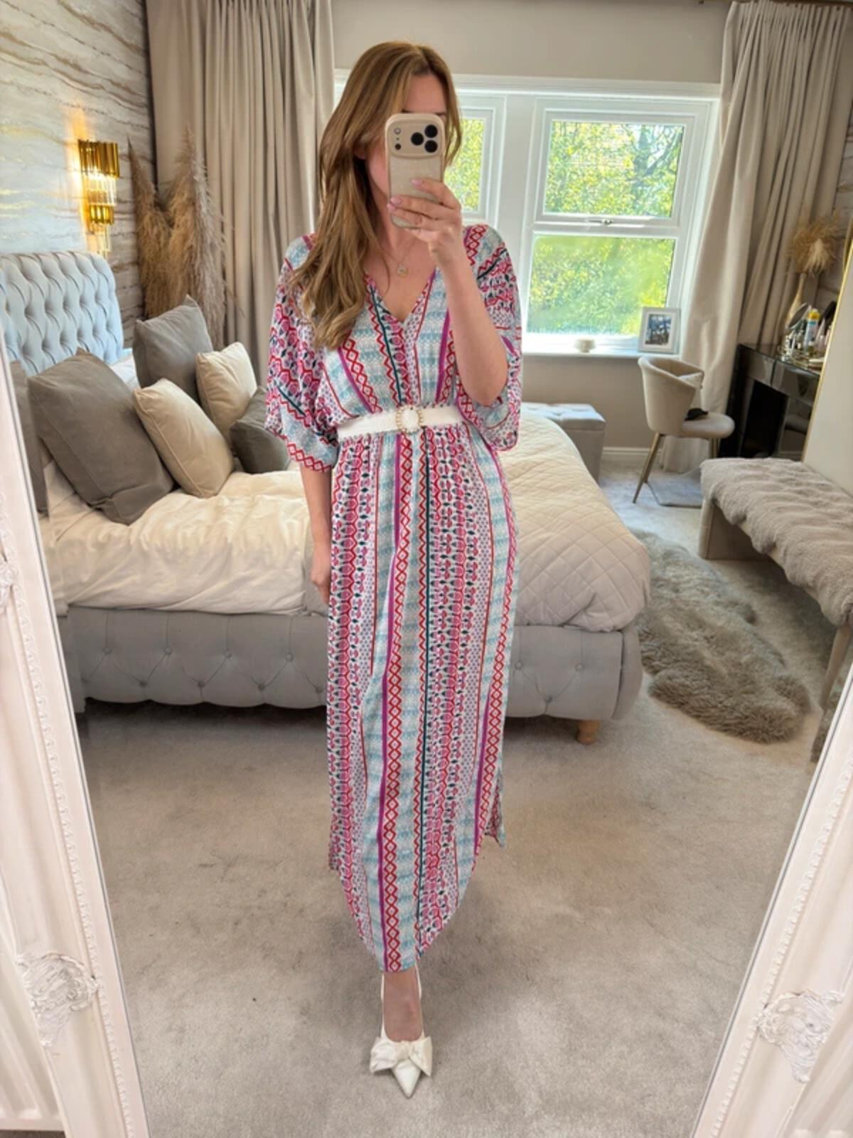 Papaya Multicoloured Maxi Dress 10