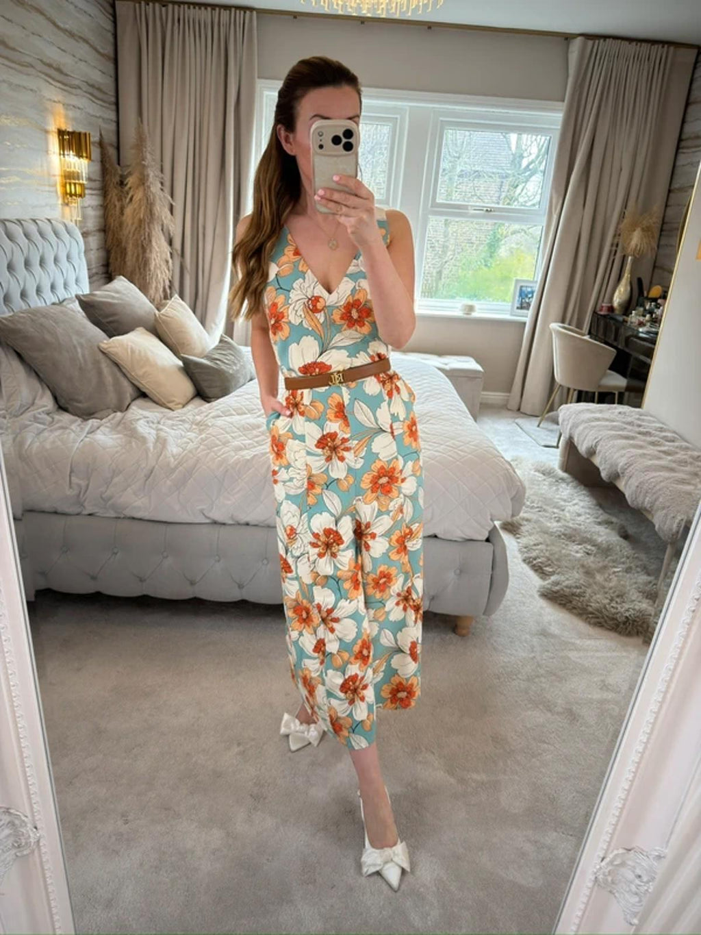 Next Floral Cropped Jumpsuit 14