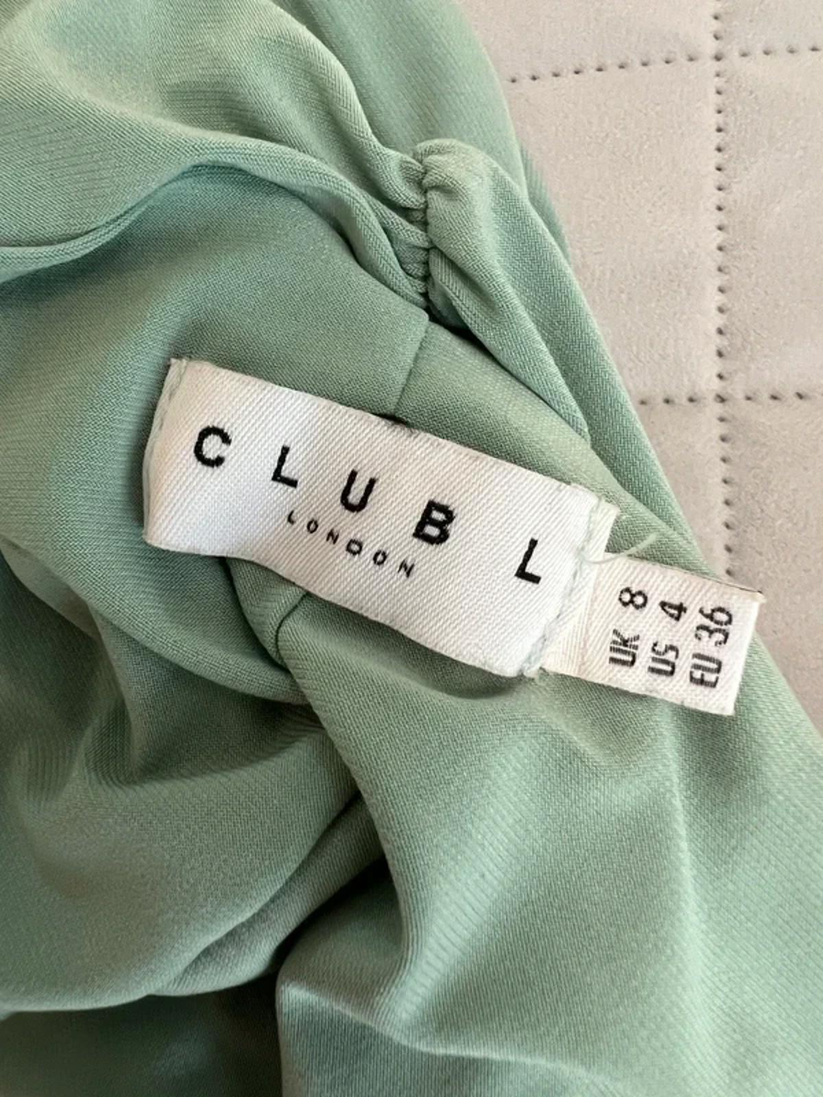 Club L Light Green Midi Dress 8