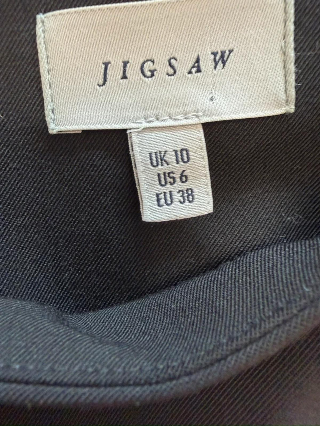 Jigsaw Black Tailored Dress 10