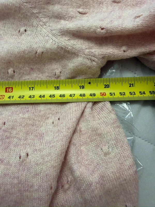 Vintage Inspired Lindy Bop Pink Pearl Button Cardigan XL
