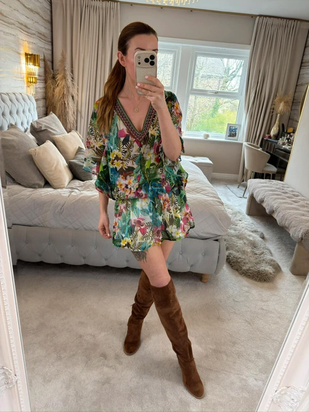 Floral Kaftan Debenhams Small