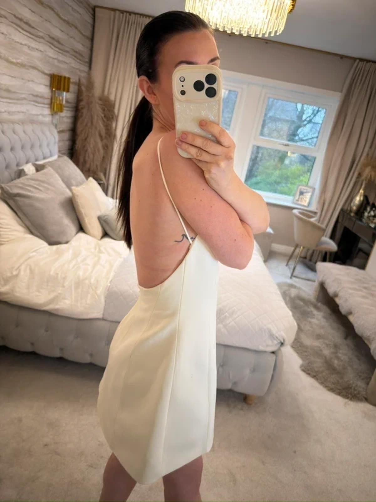 BNWT Zara Off White Mini Dress XS