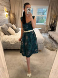 Ariella London Green Floral Midi Dress 12