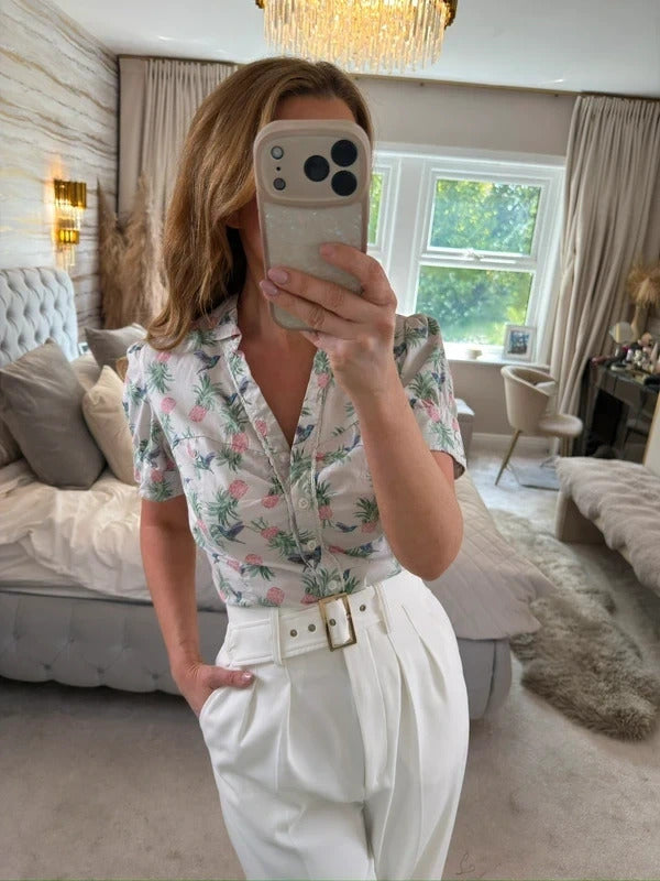 Joe Browns Multicoloured Bird Blouse 10