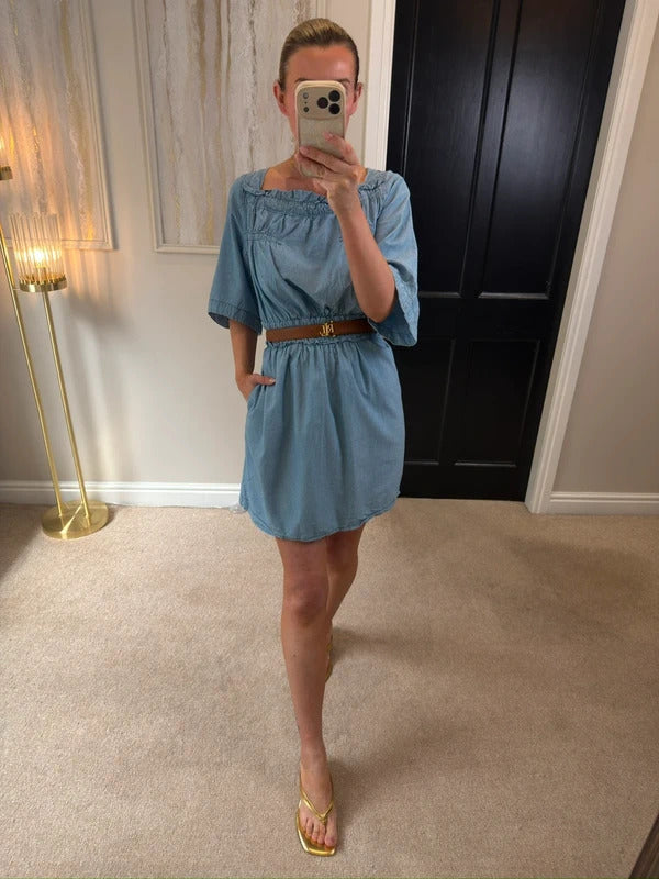 See By Chloe Denim Mini Dress 12