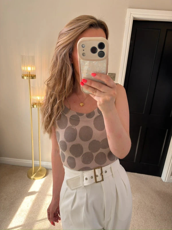 Kookai Dusky Pink Knitted Top Small