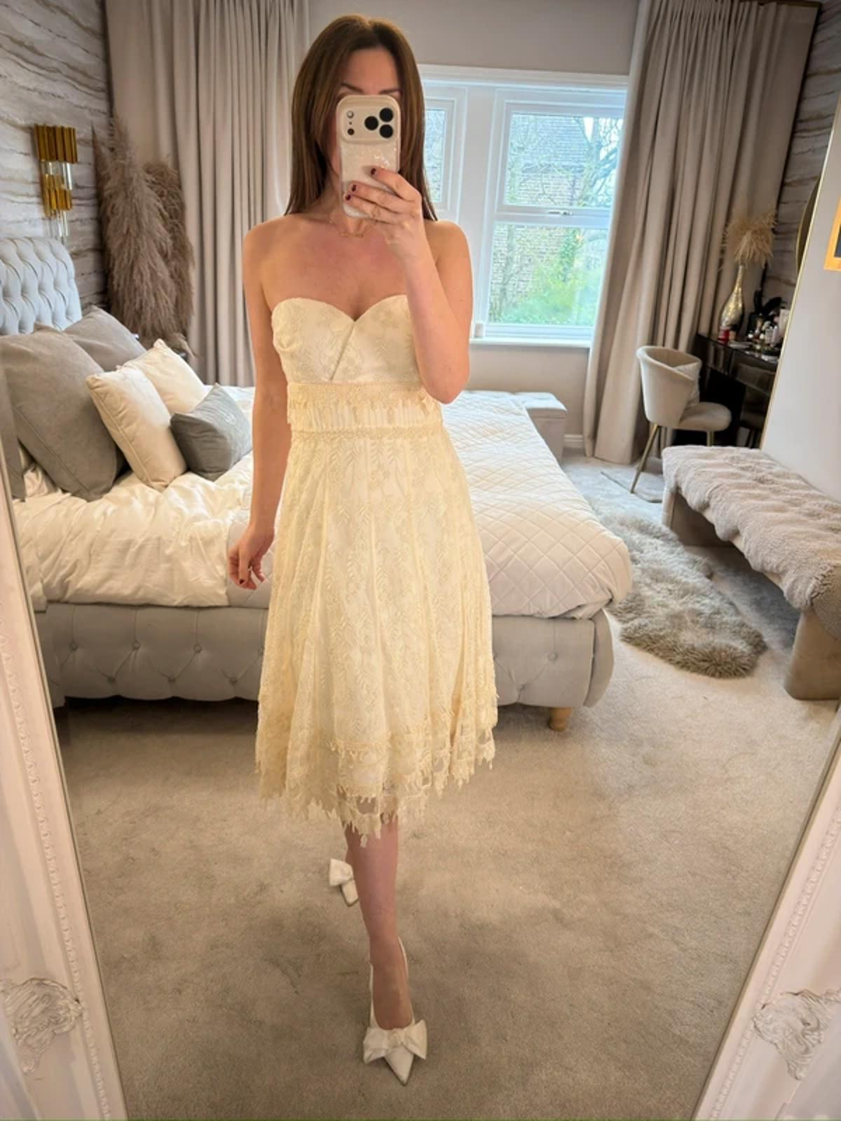 BNWT Coast Cream Lace Dress 12