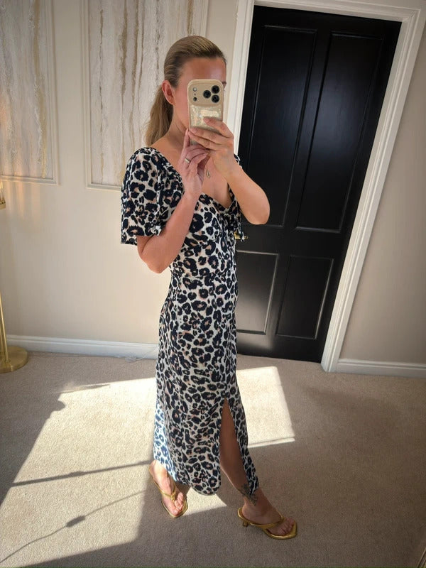 AX Paris Leopard Print Midi Dress 10