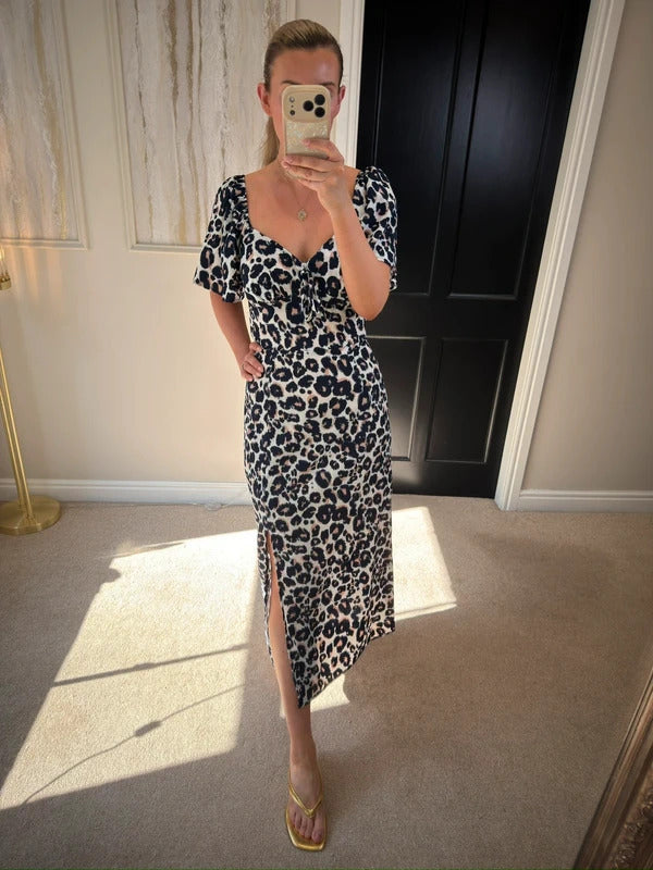 AX Paris Leopard Print Midi Dress 10
