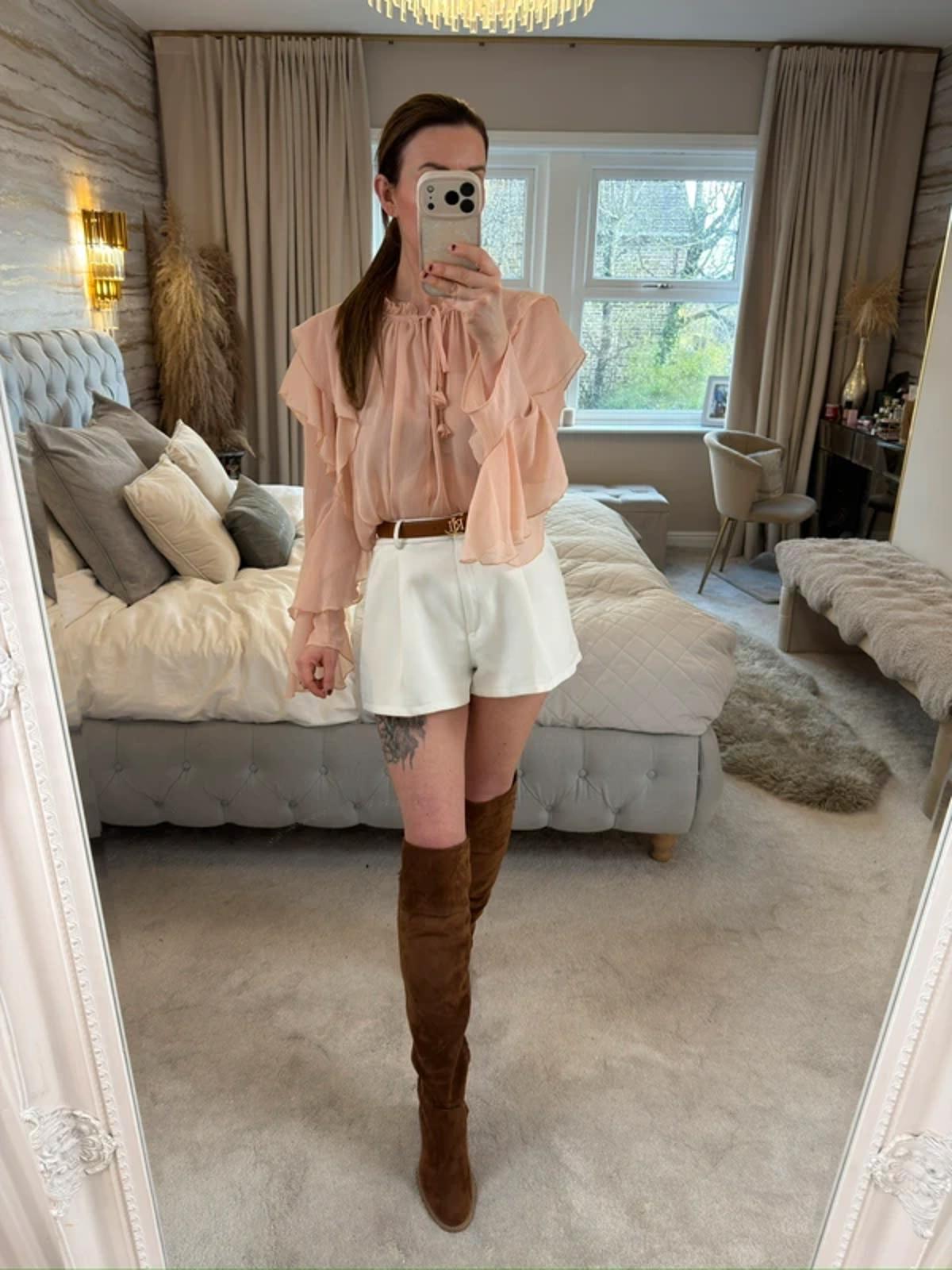 Pink Boho Frill Blouse 12