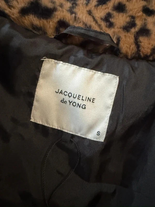 Jacqueline de Yong Animal Print Faux Fur Small