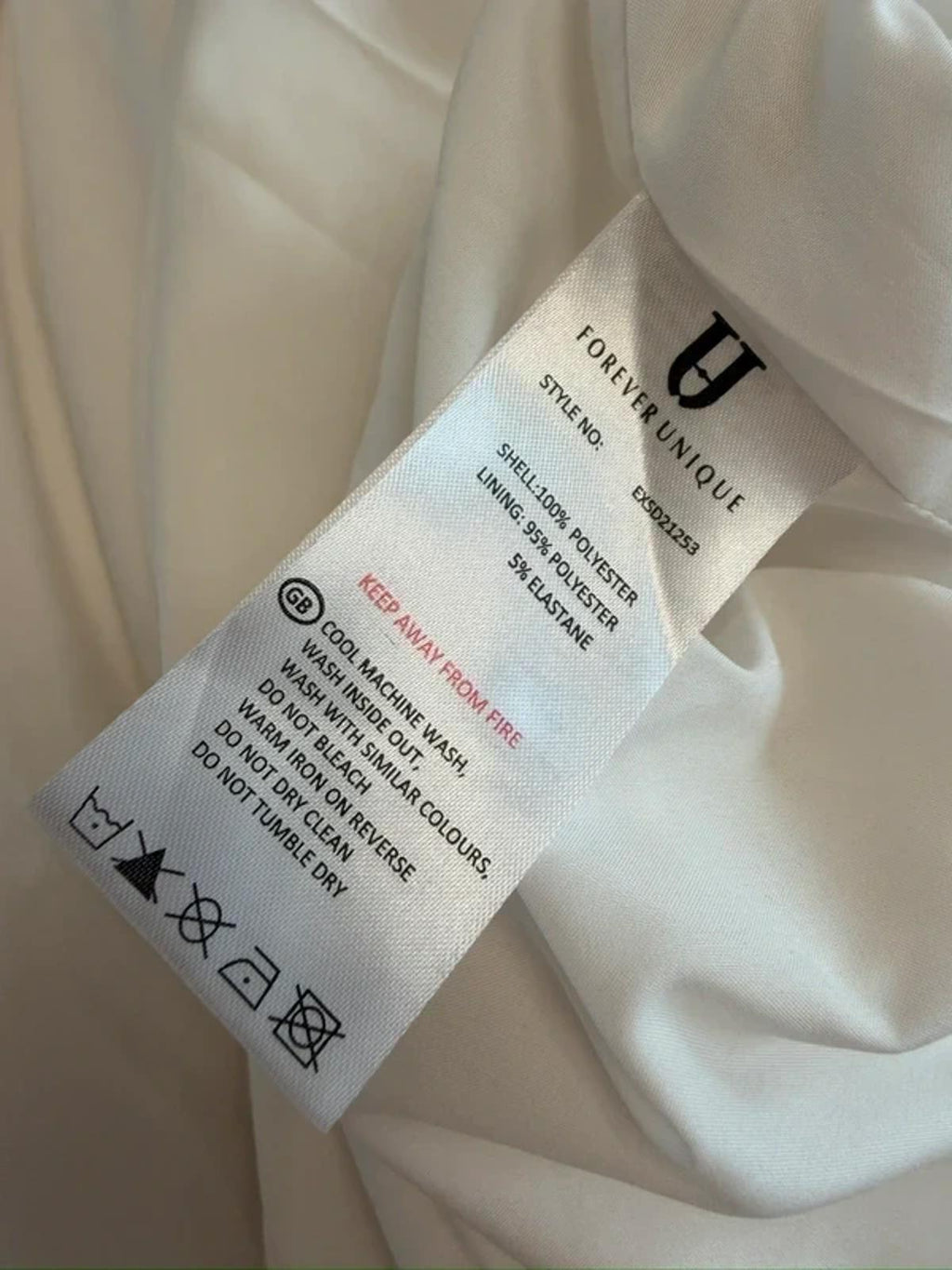 Forever Unique White Blazer 18