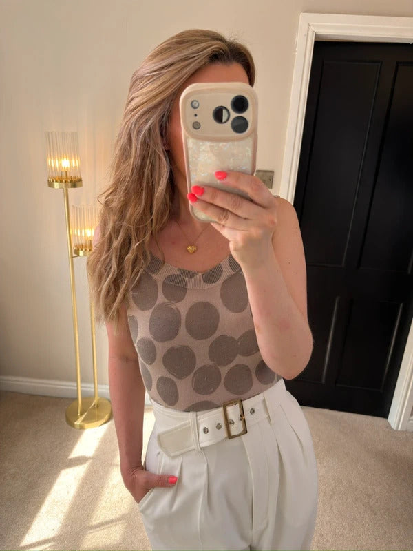 Kookai Dusky Pink Knitted Top Small