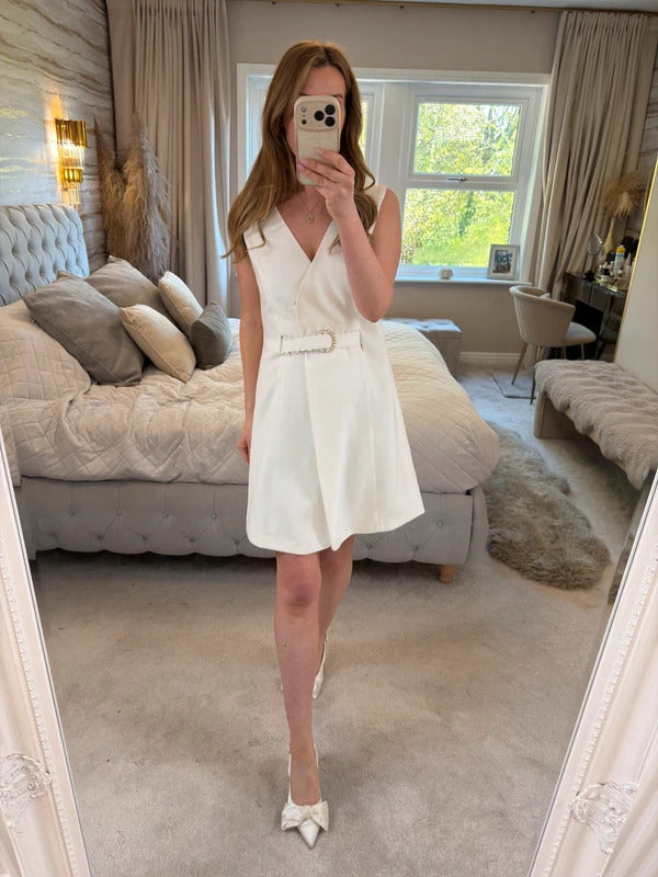 Ella Boo White Blazer / Blazer dress 8