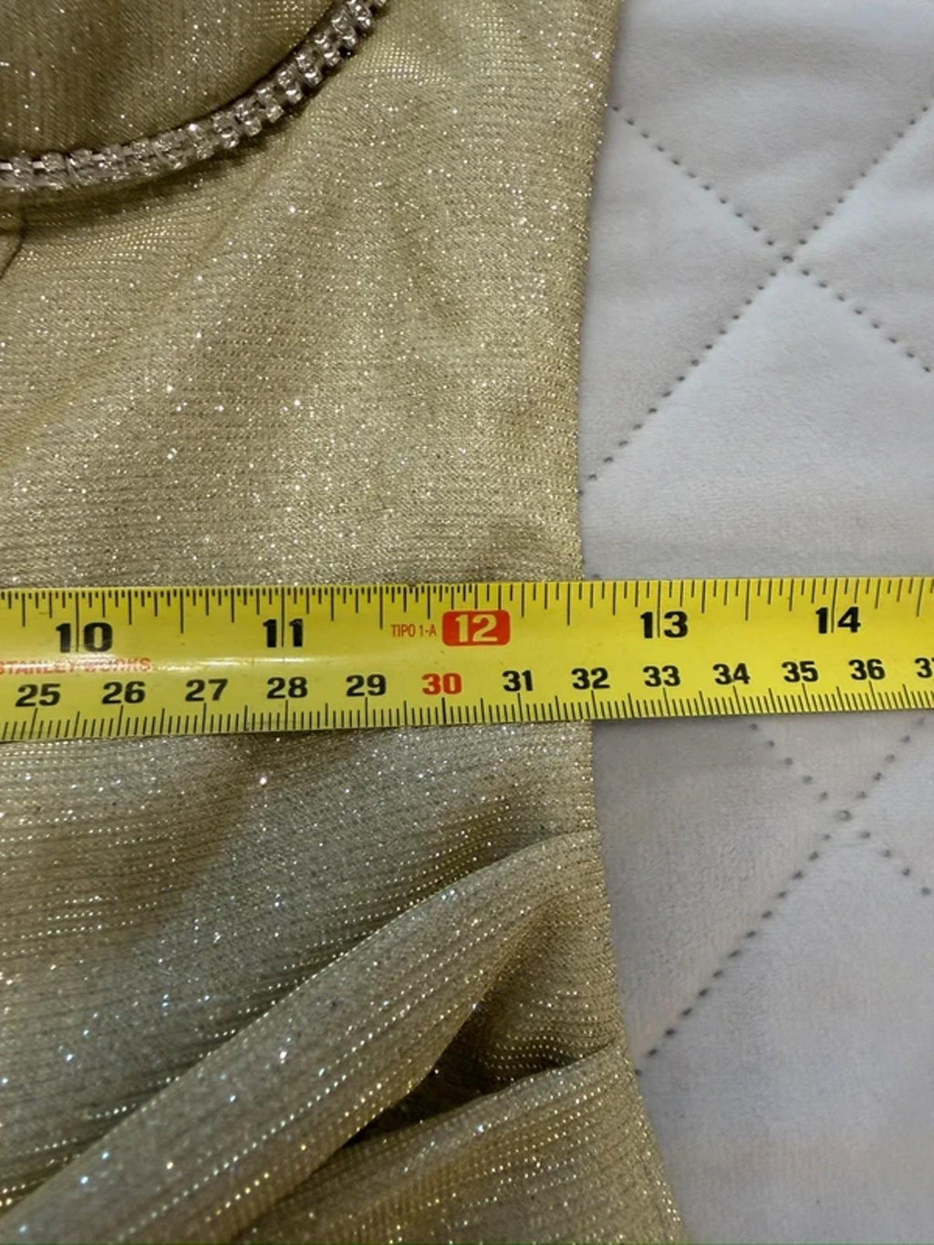 BNWT Dressmezee Gold Embellished Mini Dress