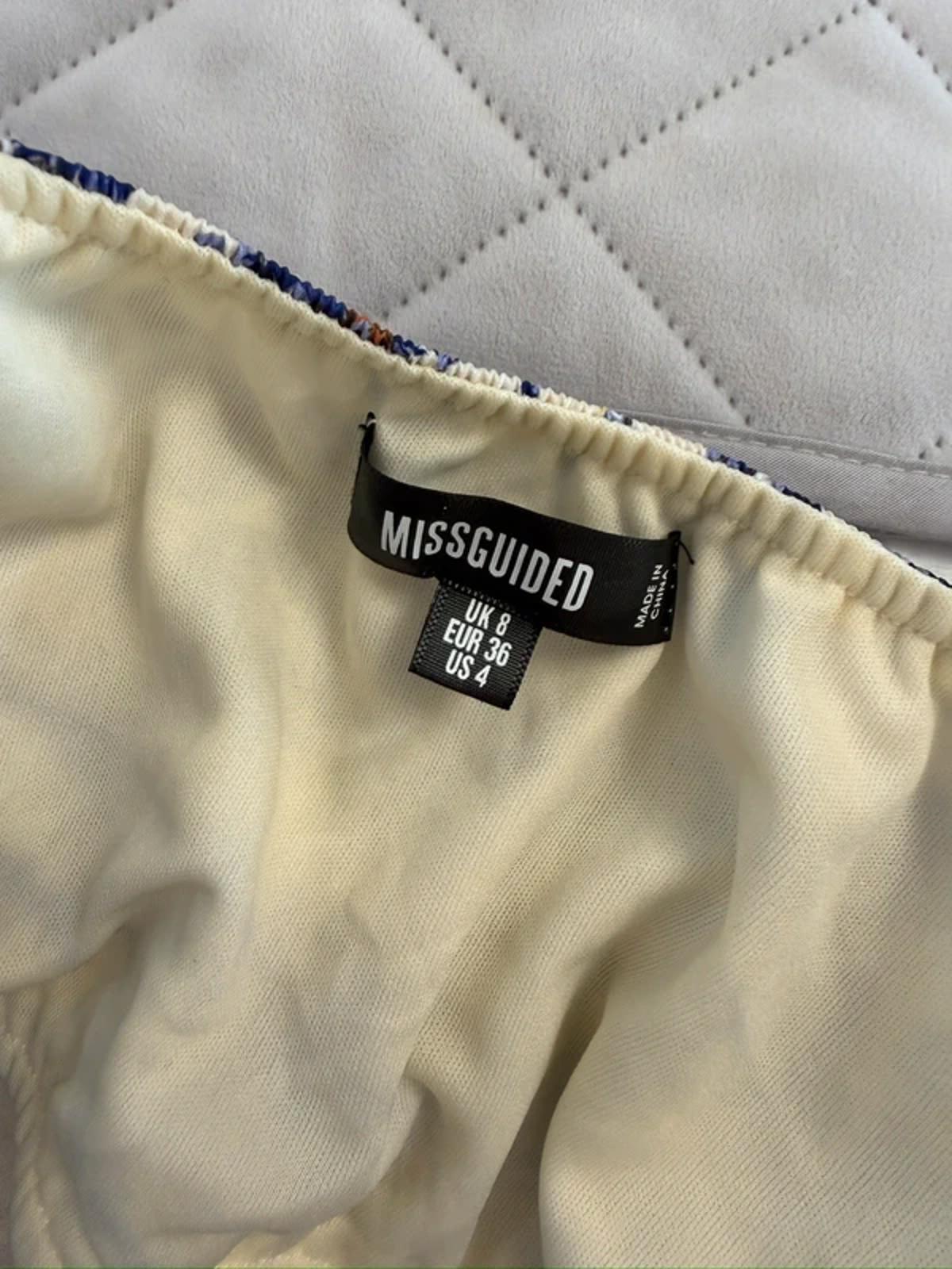 Missguided Purple & White Skirt Co Ord Set 8