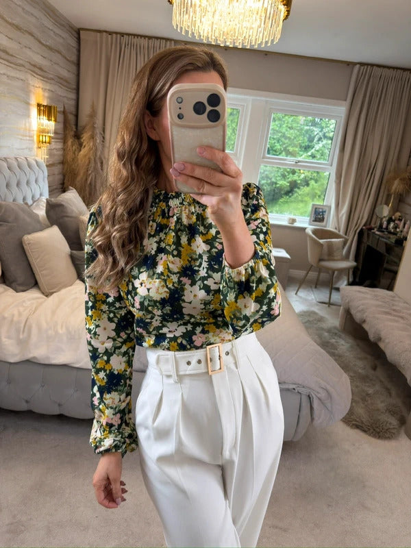 Oasis Multicoloured Floral Blouse Medium