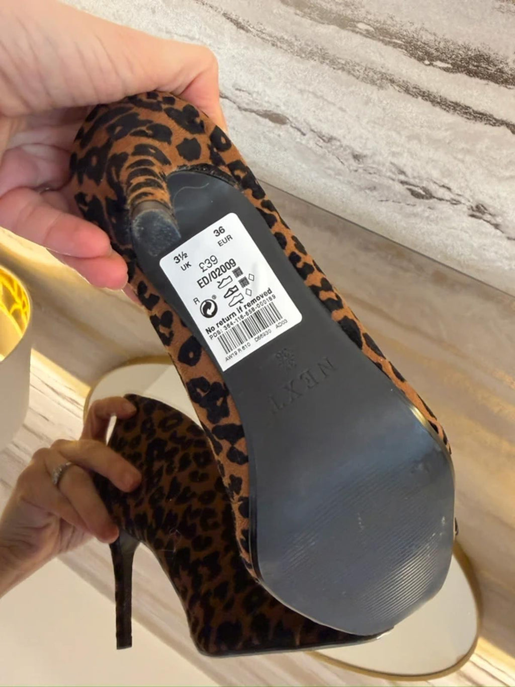 BNWT Next Animal Print Shoes 3.5