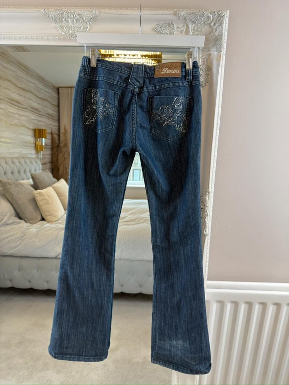 Henley’s Luxury Premium Embellished Denim Mid Rise Jeans XS