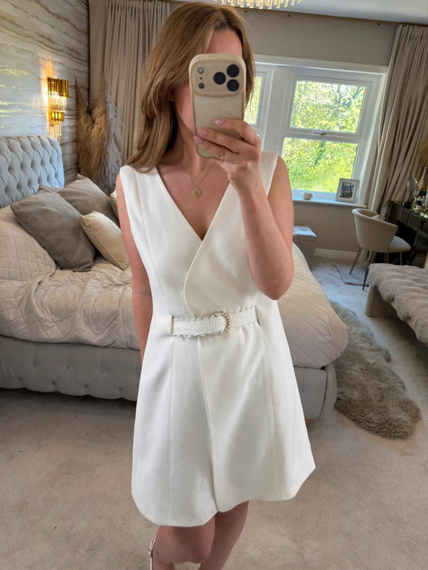 Ella Boo White Blazer / Blazer dress 8