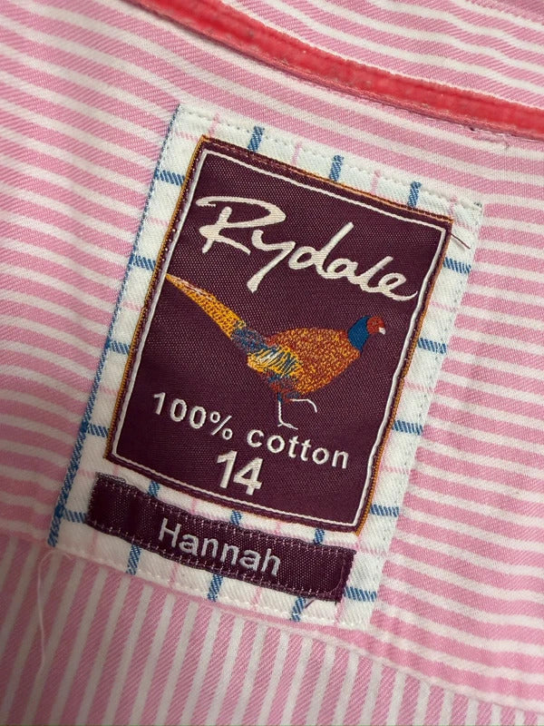 Rydale Pink Hannah Stripe Shirt 14