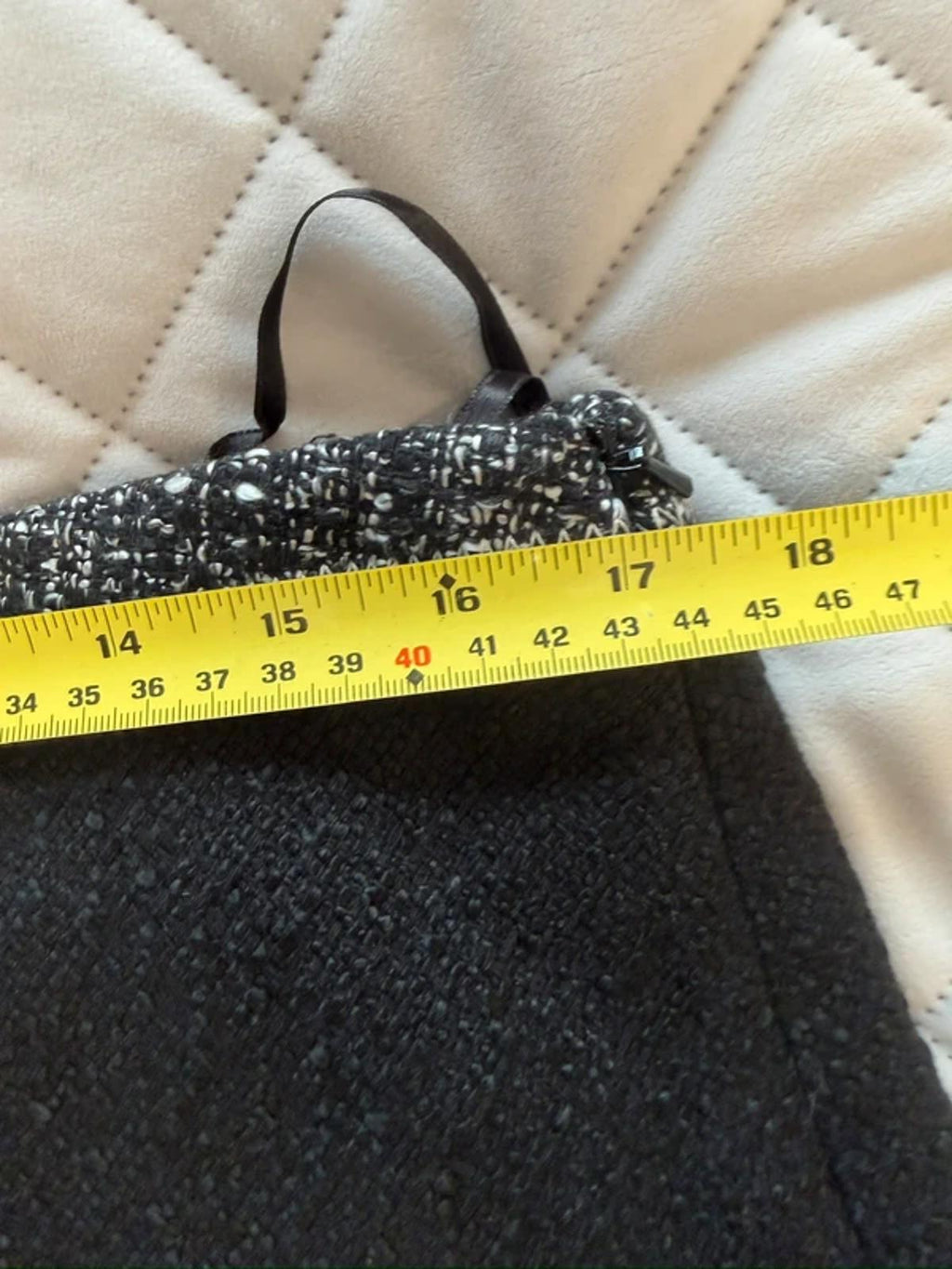 BNWT Per Una Black & White Tweed Style A Line Skirt 16