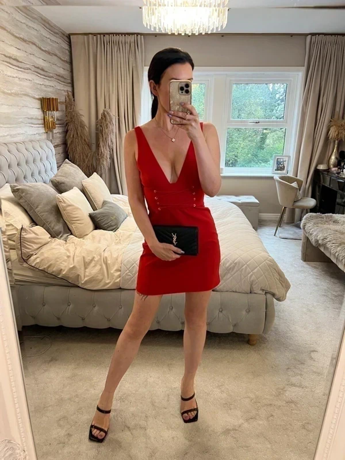 Zara Red Mini Dress Small